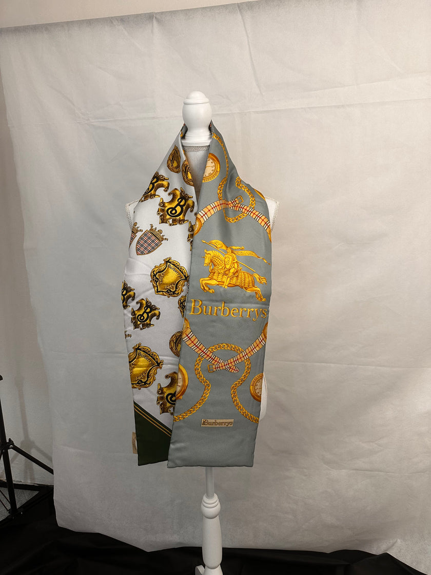 Sciarpa Burberry donna seta trapuntata