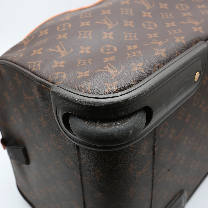 Borsone da viaggio Louis Vuitton Eole 60  trolley monogram marrone