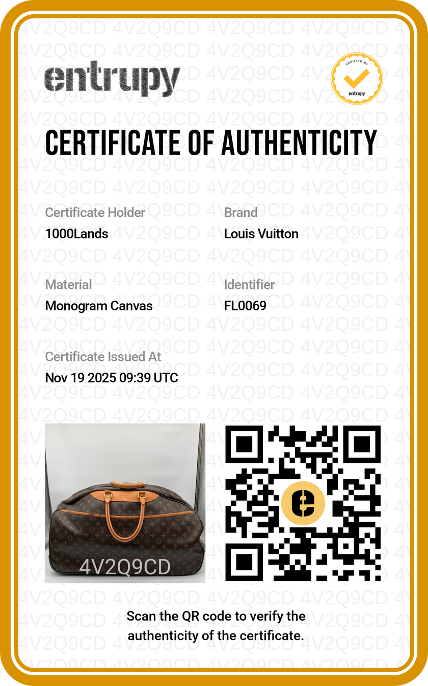 Borsone da viaggio Louis Vuitton Eole 60  trolley monogram marrone