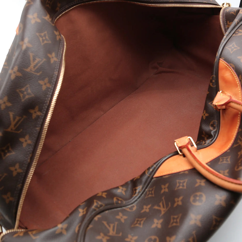 Borsone da viaggio Louis Vuitton Eole 60  trolley monogram marrone