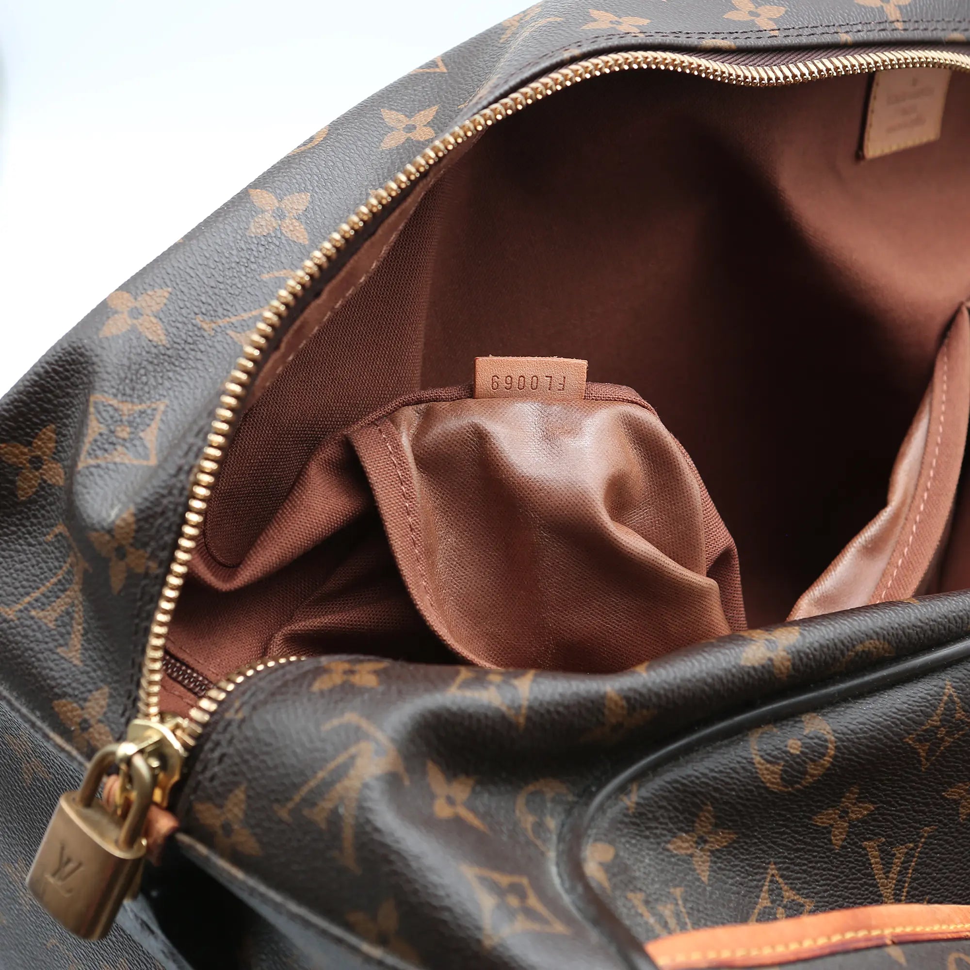 Borsone da viaggio Louis Vuitton Eole 60  trolley monogram marrone