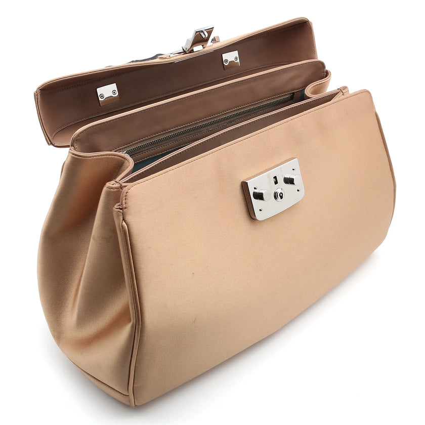 Borsa a mano Gucci Bamboo  Lady Look  oro