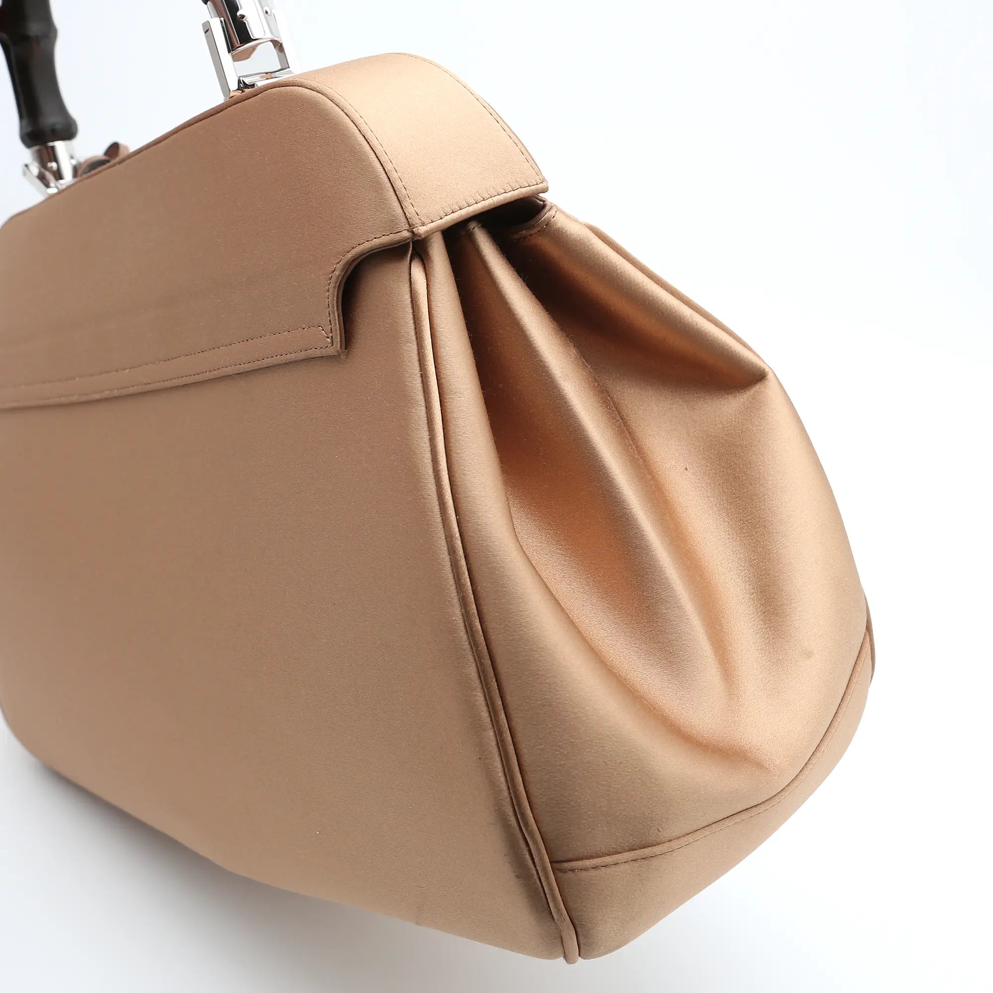 Borsa a mano Gucci Bamboo  Lady Look  oro