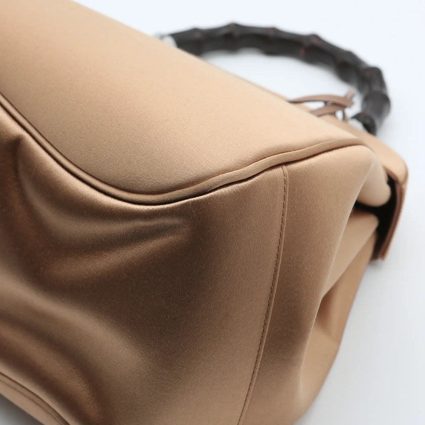 Borsa a mano Gucci Bamboo  Lady Look  oro