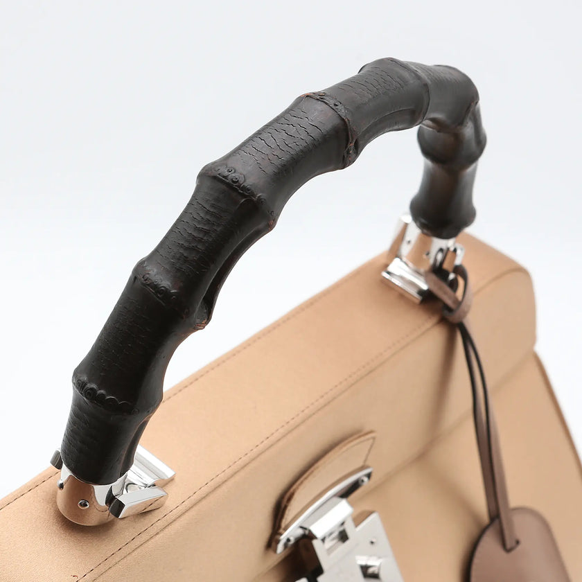 Borsa a mano Gucci Bamboo  Lady Look  oro