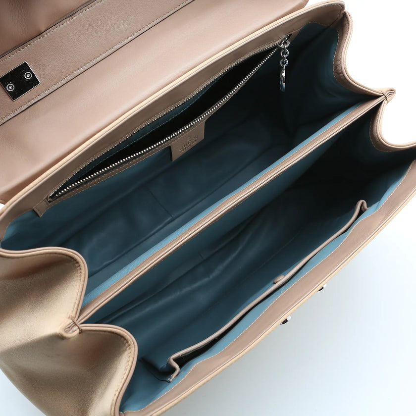 Borsa a mano Gucci Bamboo  Lady Look  oro