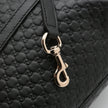 Borsa a mano Gucci mini shopper pelle Guccissima nera