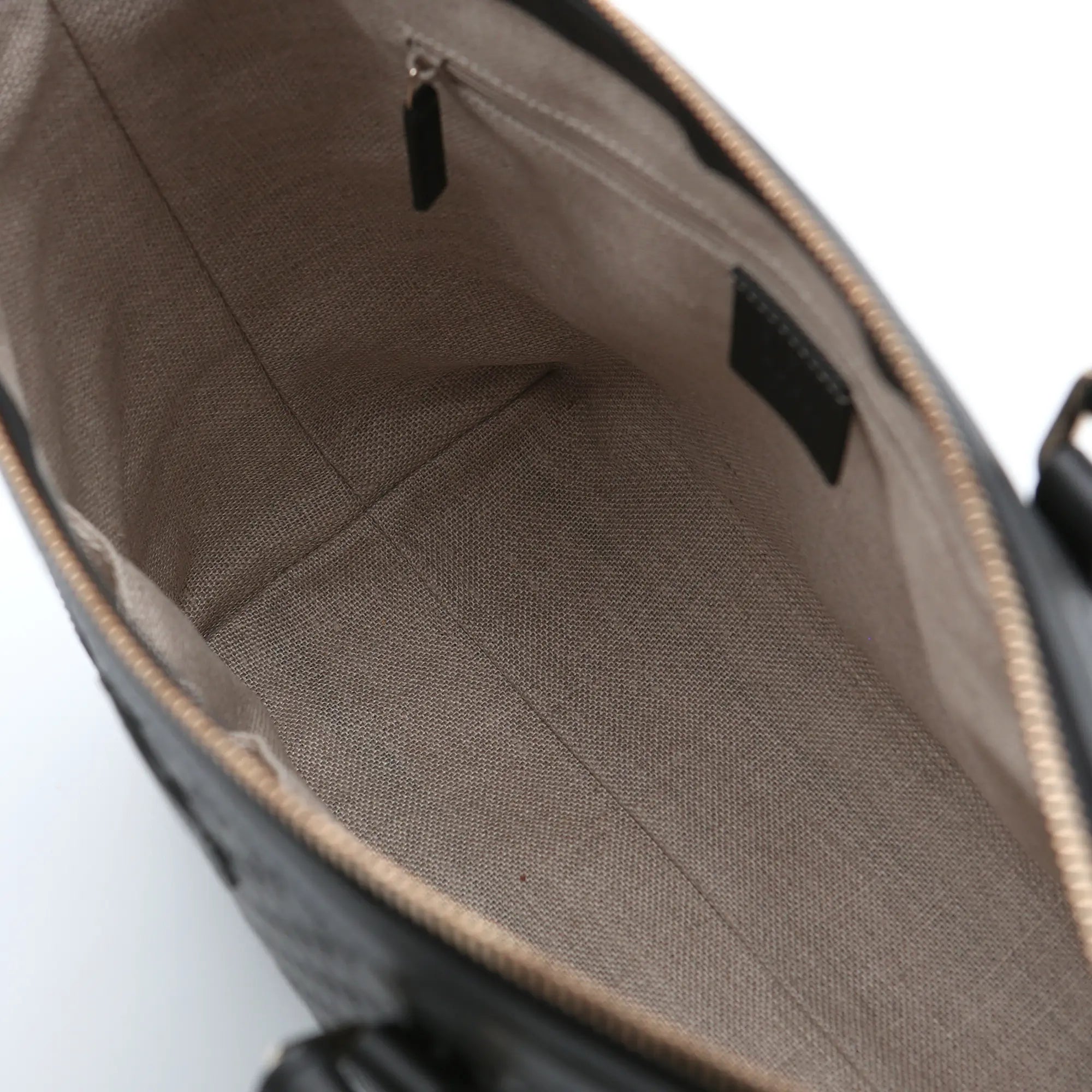 Borsa a mano Gucci mini shopper pelle Guccissima nera