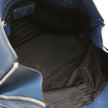 Borsa a spalla Prada vitello  Phenix in pelle blu