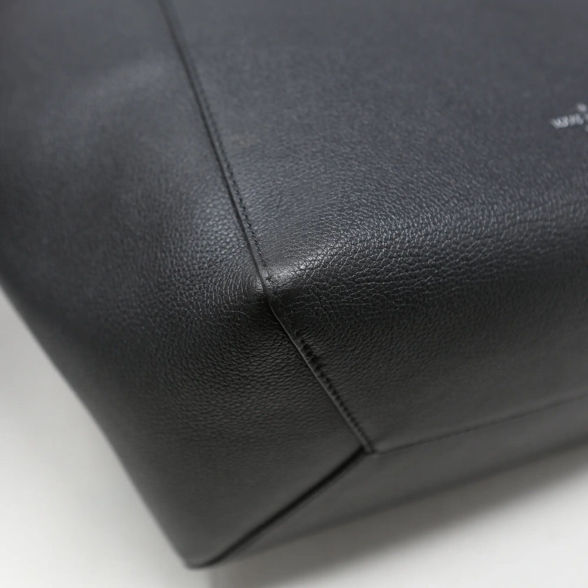 Borsa a spalla Louis Vuitton Lockme pelle nera