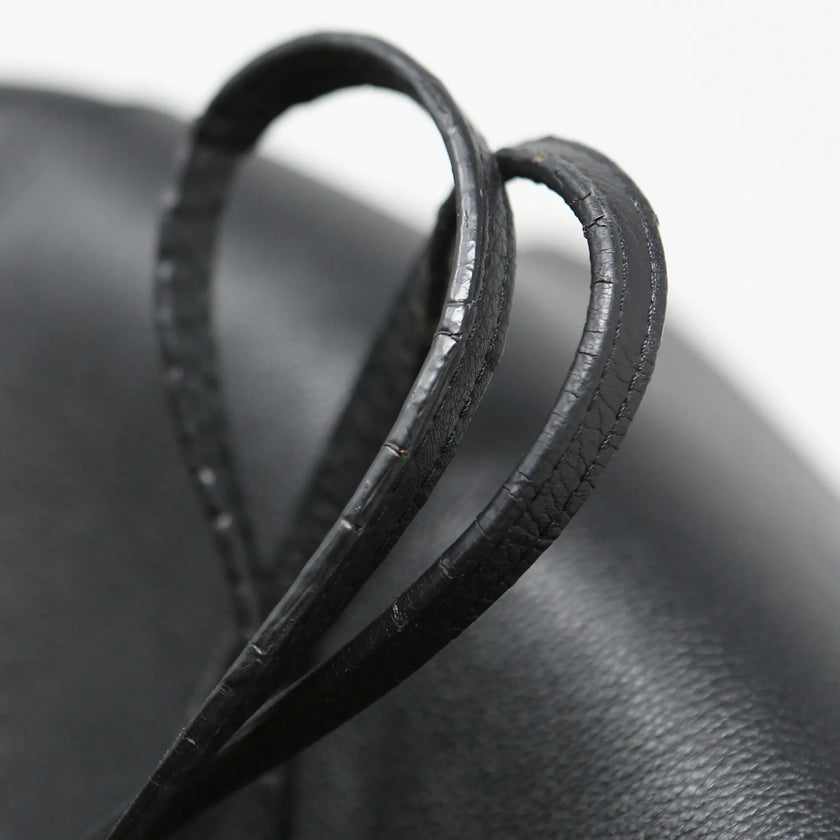 Borsa a spalla Louis Vuitton Lockme pelle nera