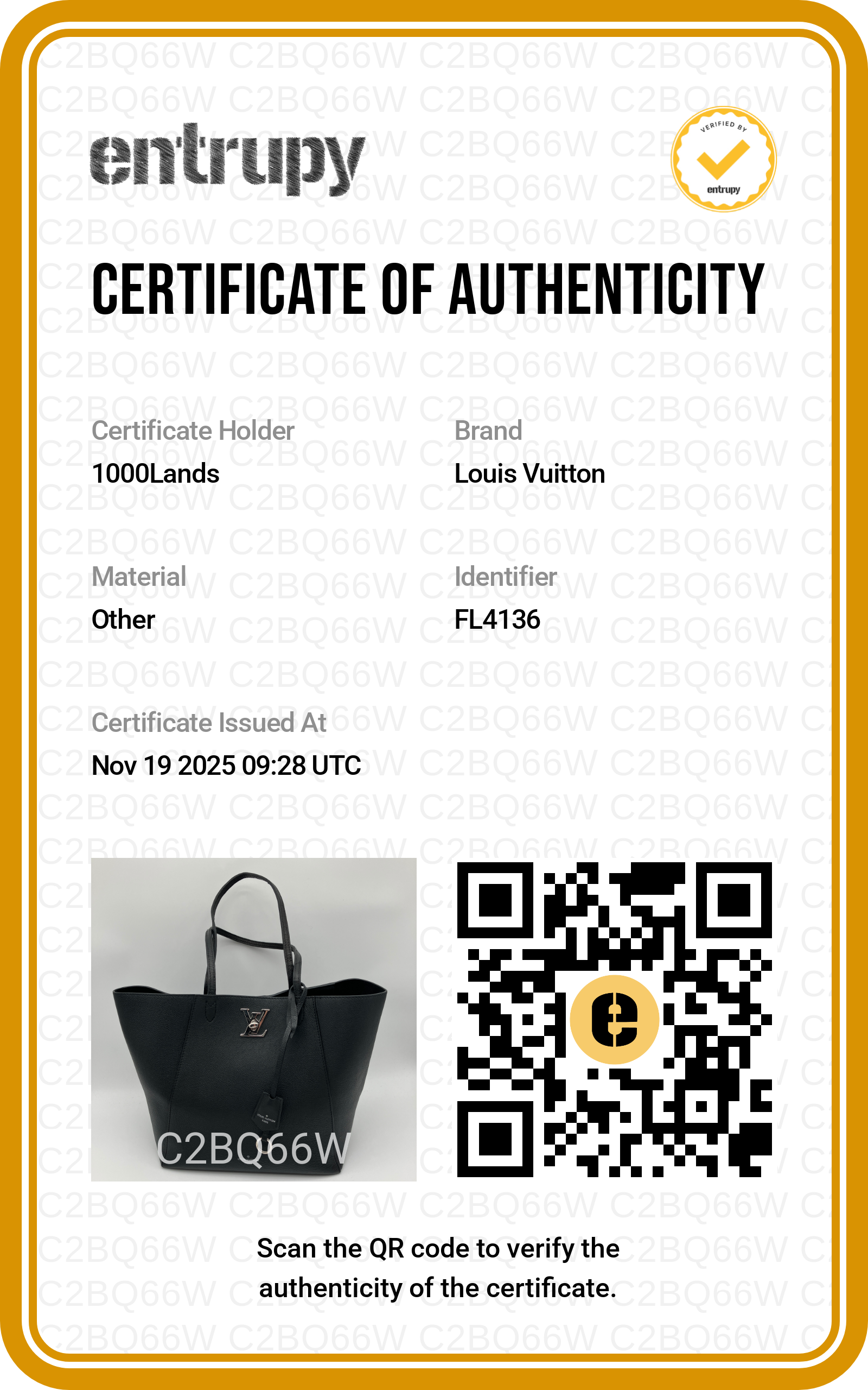 Borsa a spalla Louis Vuitton Lockme pelle nera