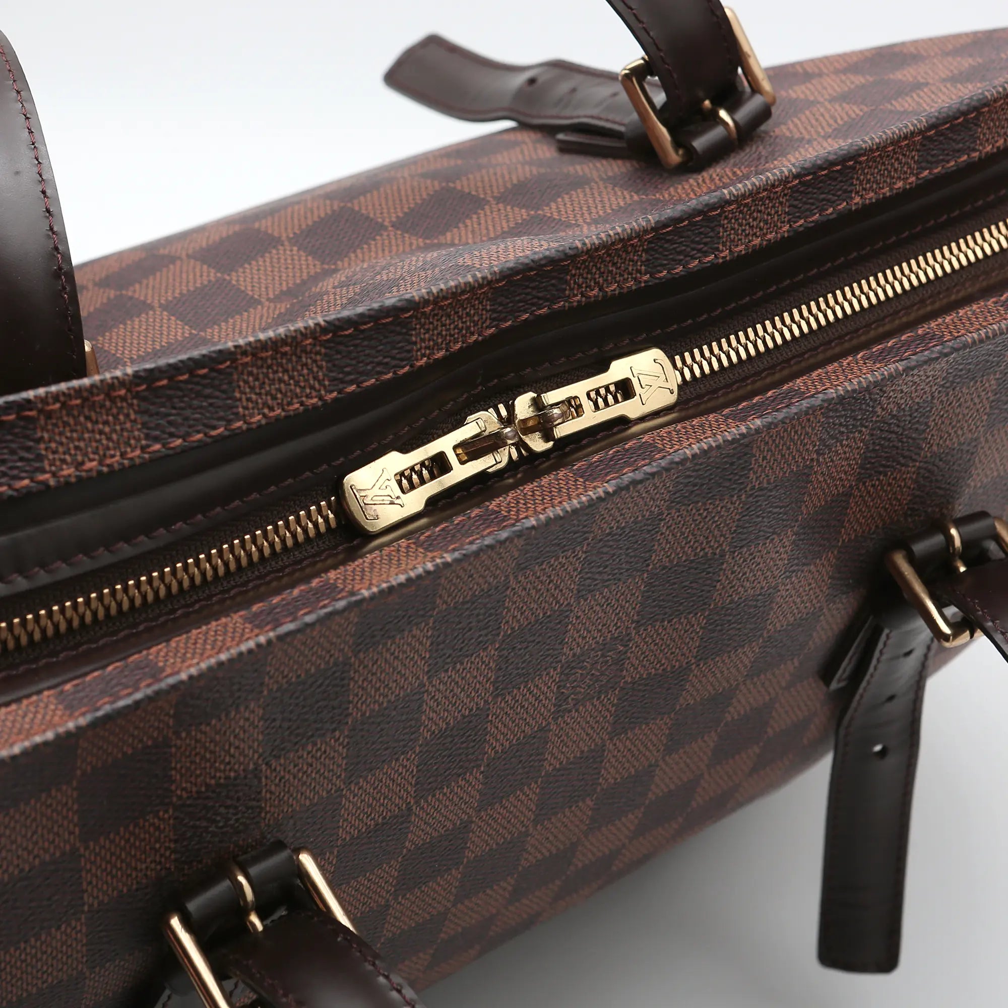 Borsa a mano Louis Vuitton Chelsea Damier Ebène