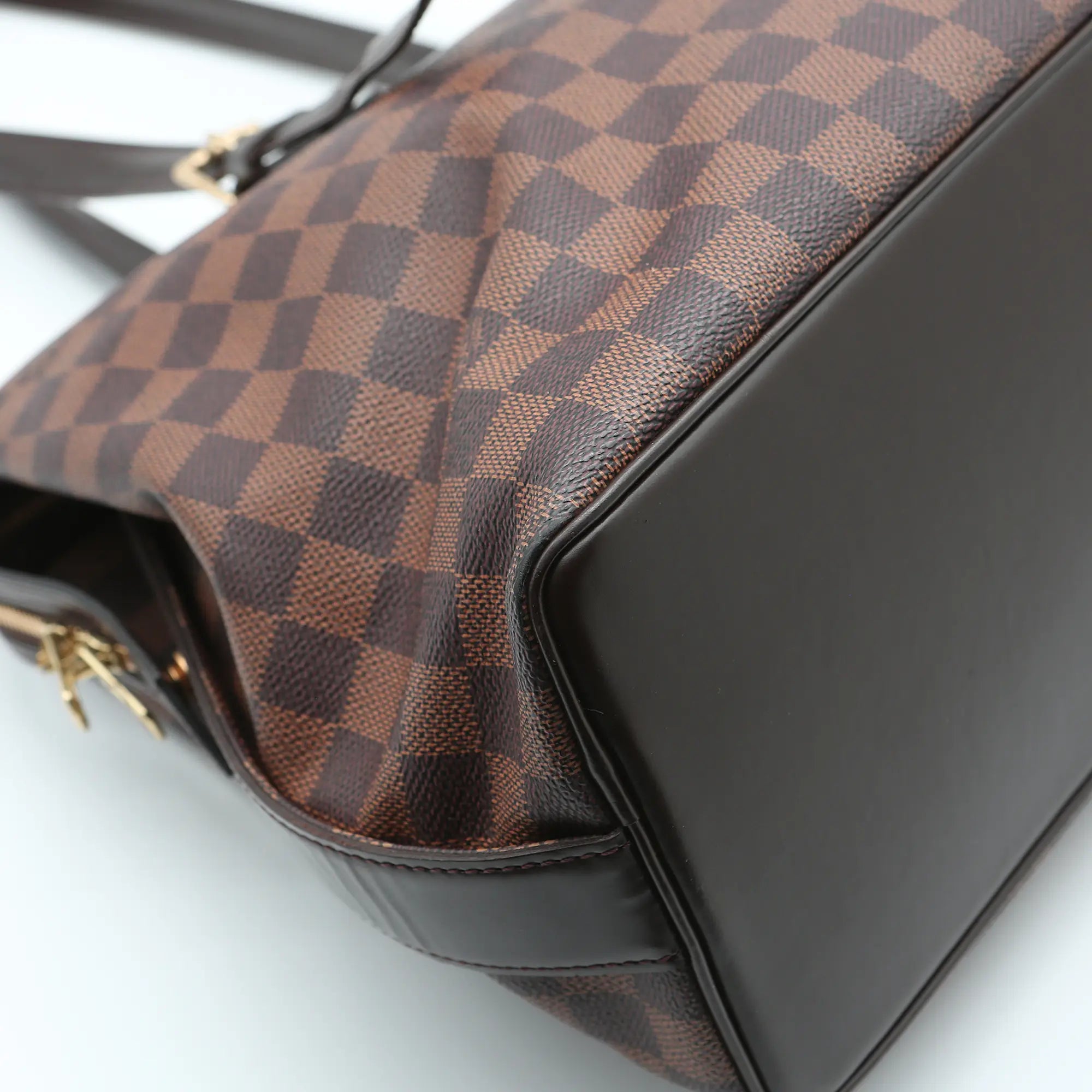 Borsa a mano Louis Vuitton Chelsea Damier Ebène