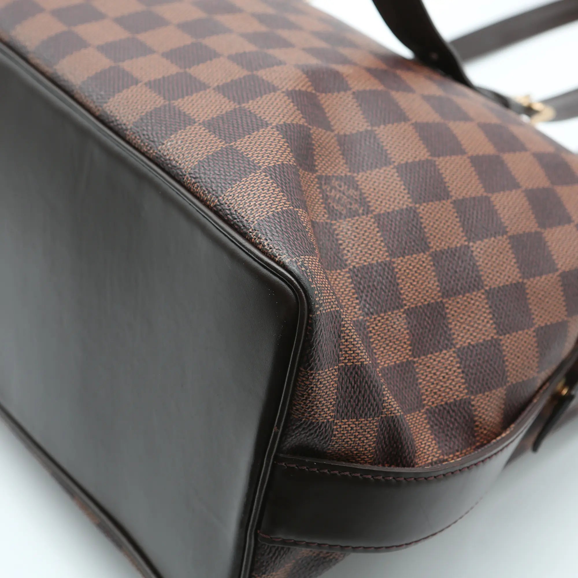 Borsa a mano Louis Vuitton Chelsea Damier Ebène