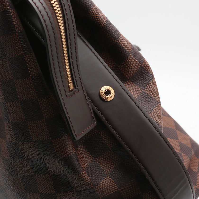 Borsa a mano Louis Vuitton Chelsea Damier Ebène