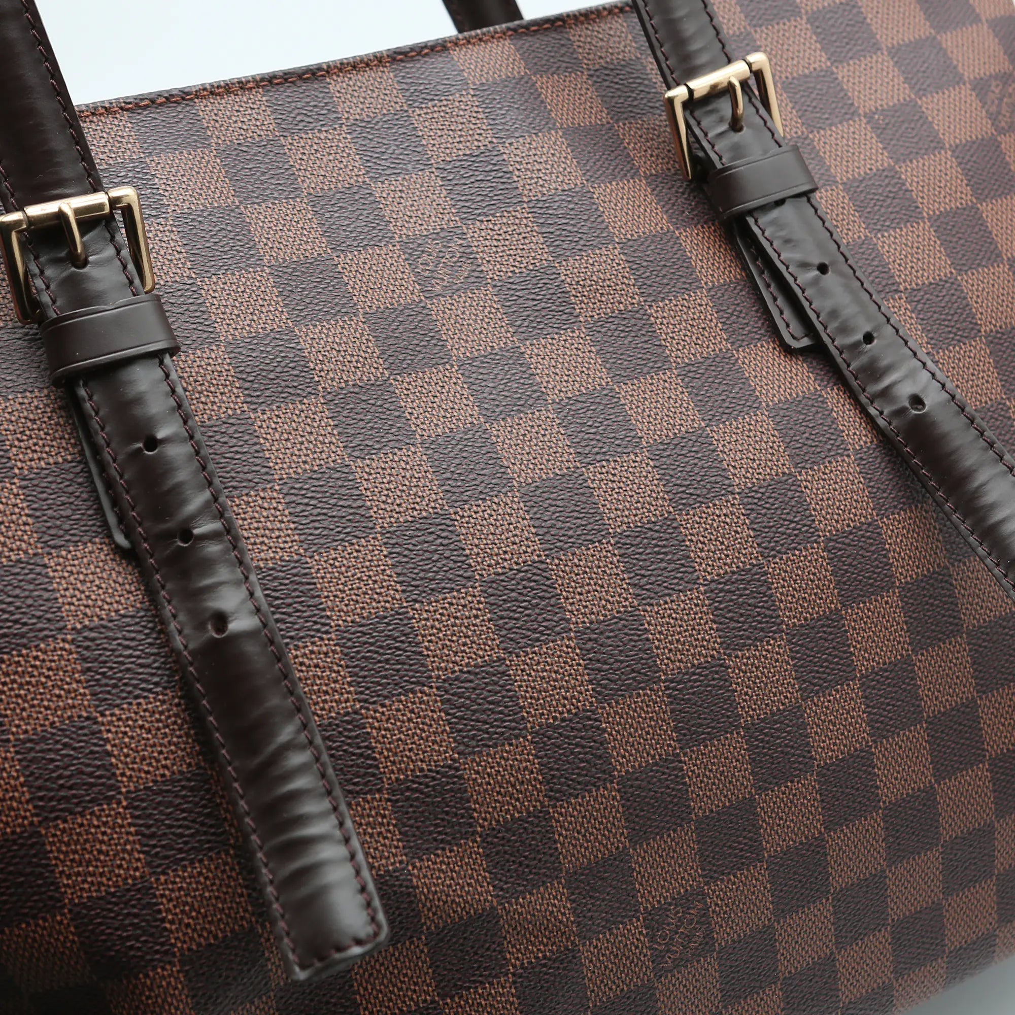 Borsa a mano Louis Vuitton Chelsea Damier Ebène