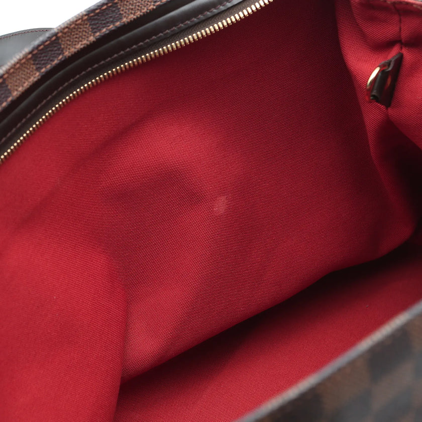 Borsa a mano Louis Vuitton Chelsea Damier Ebène