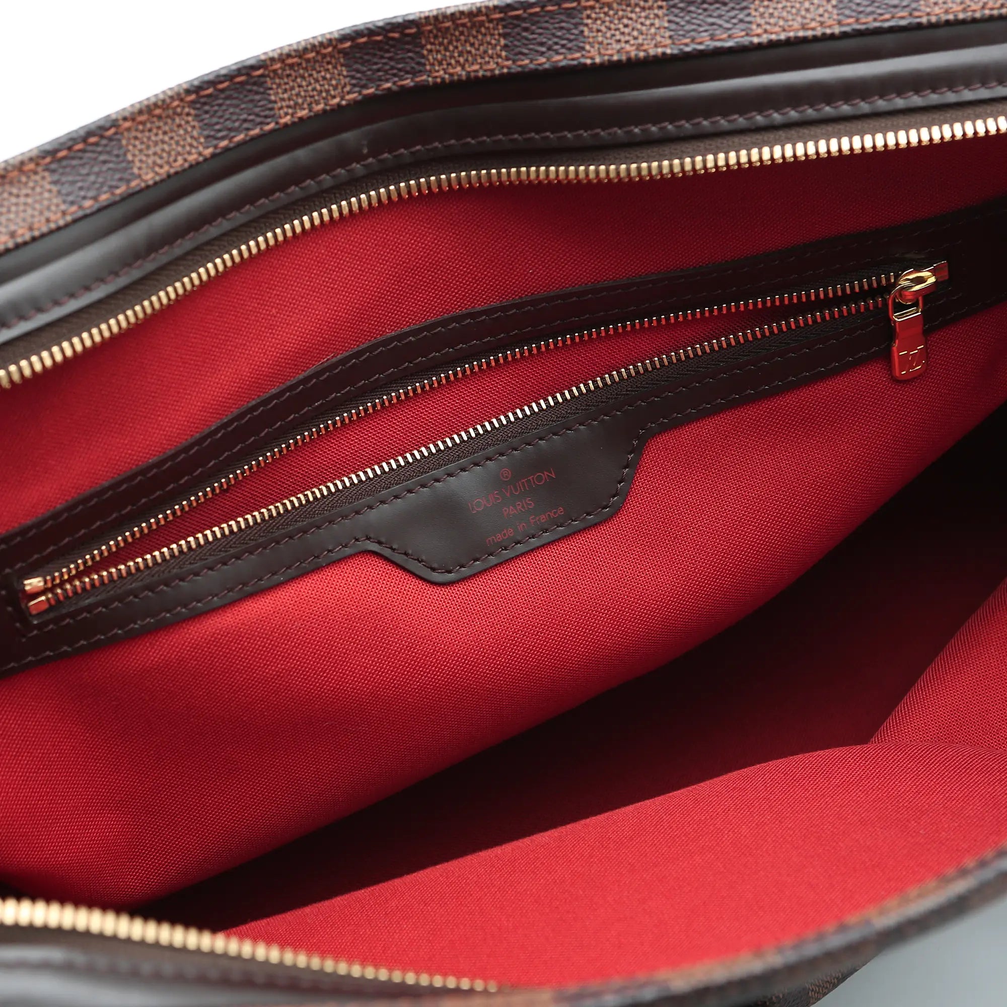 Borsa a mano Louis Vuitton Chelsea Damier Ebène