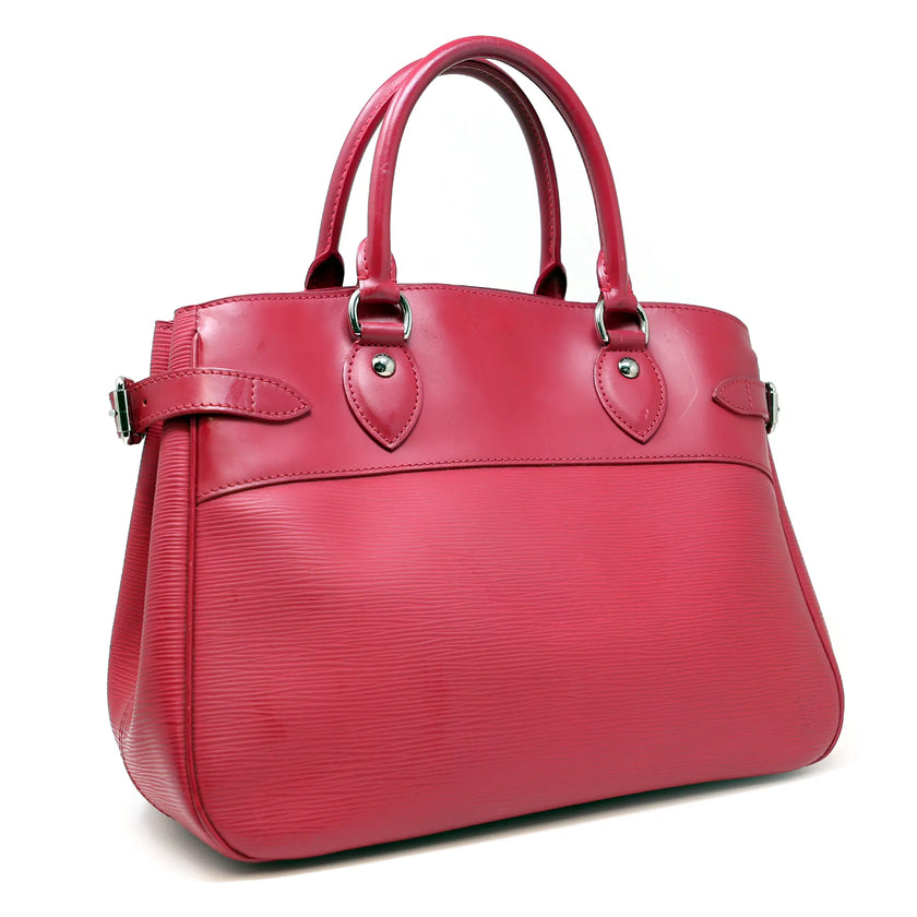 Louis Vuitton Passy PM Handbag in Red Epi Leather