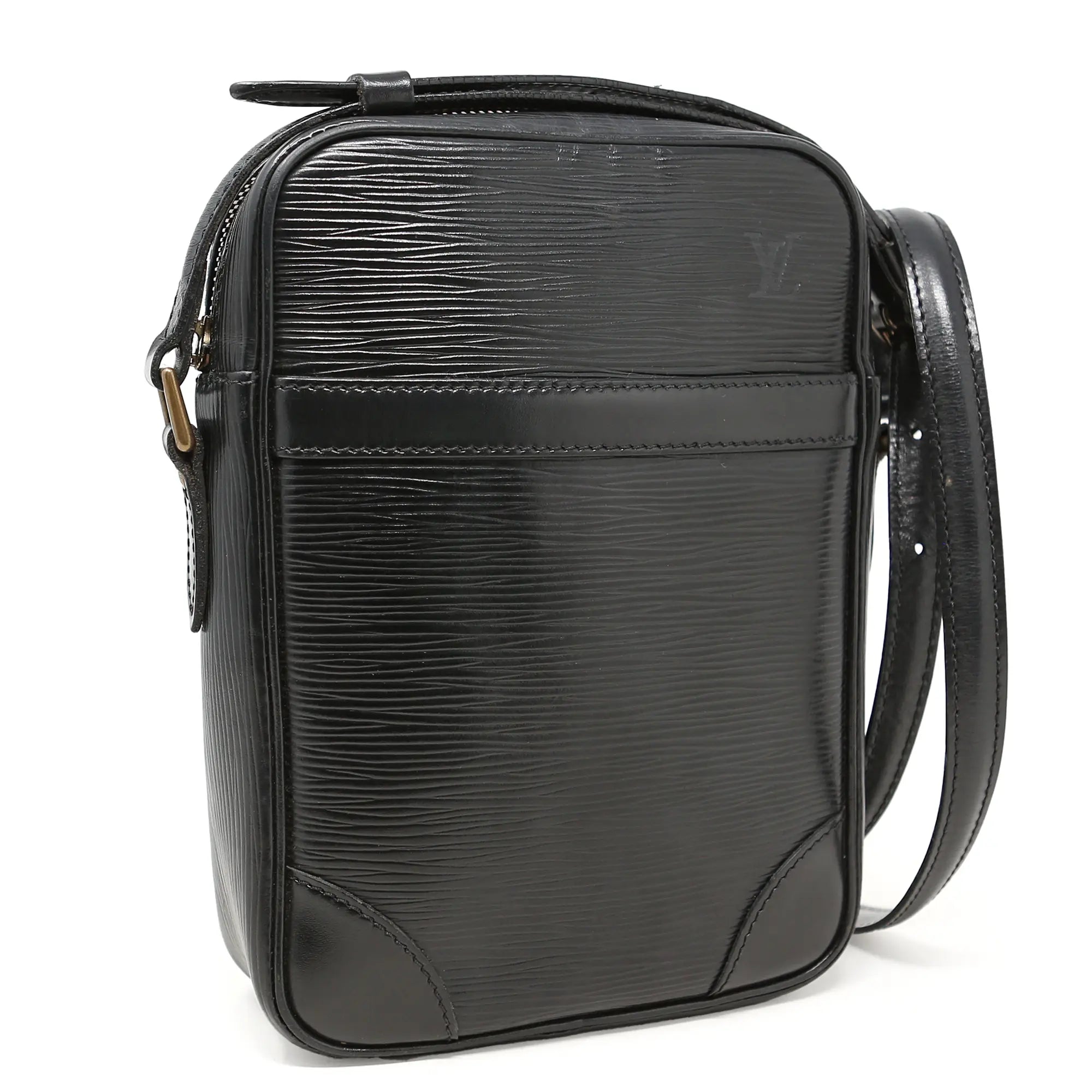 Louis Vuitton Danube Schultertasche aus schwarzem Epi-Leder