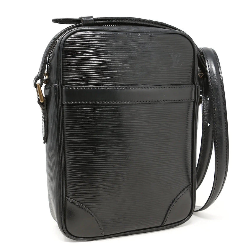 Louis Vuitton Danube Schultertasche aus schwarzem Epi-Leder