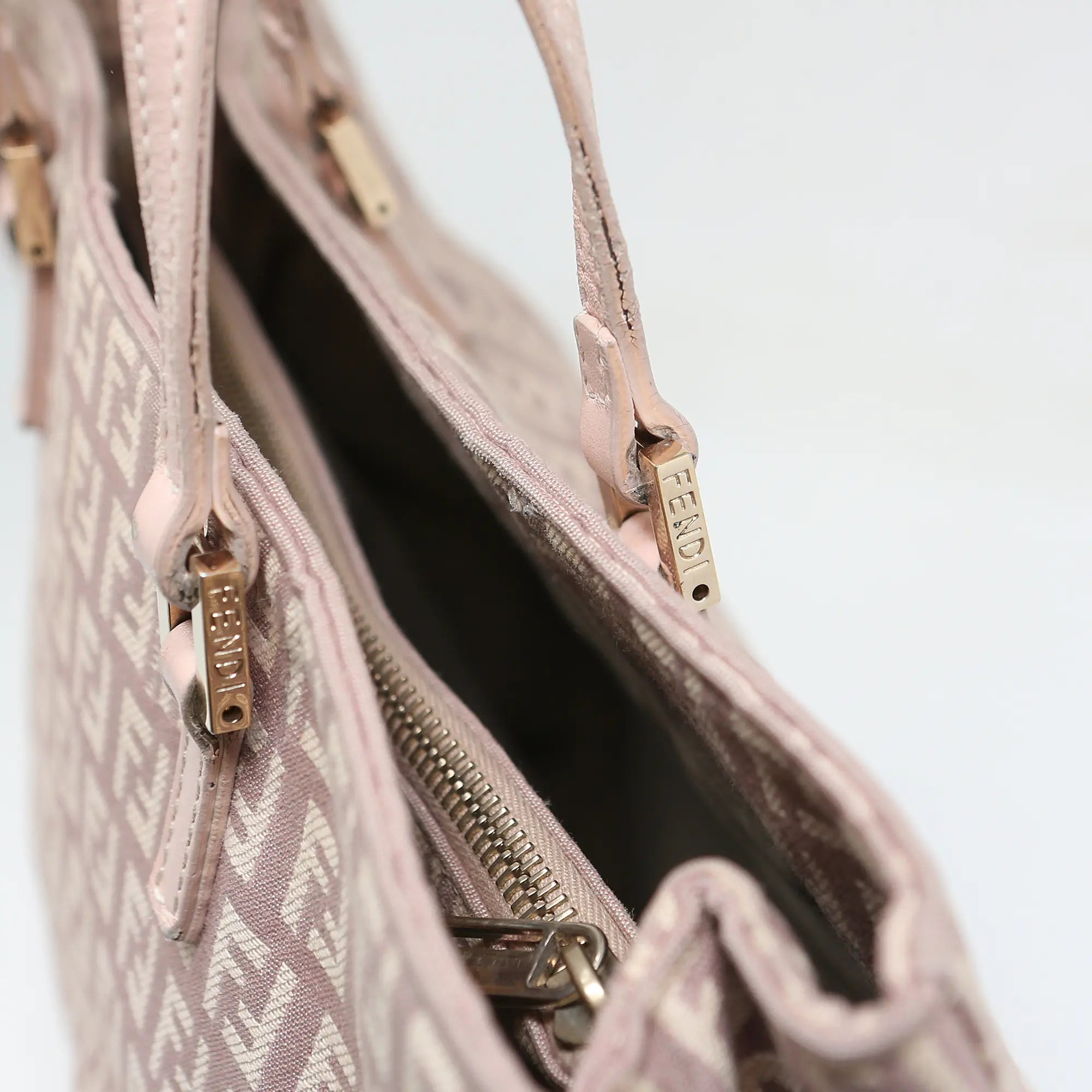 Borsa a mano Fendi Zucchino rosa