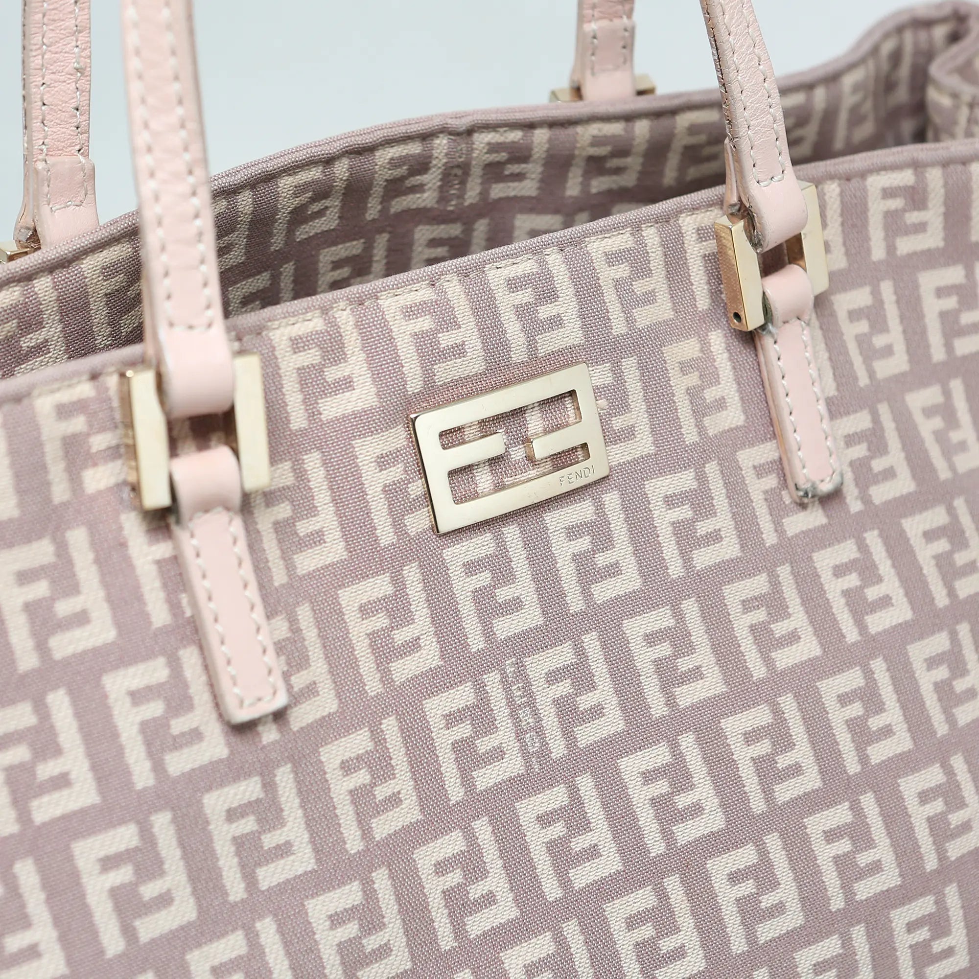 Borsa a mano Fendi Zucchino rosa