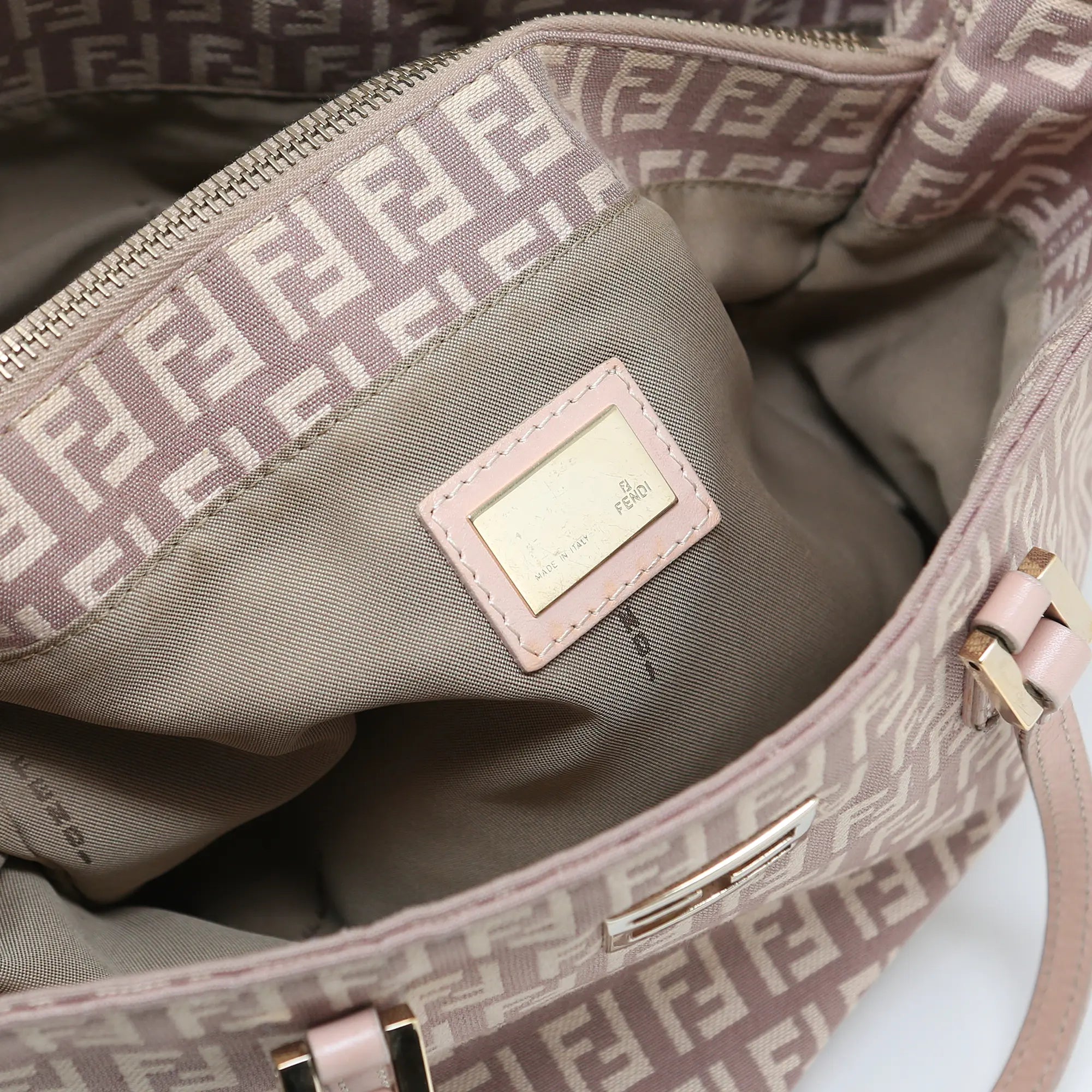 Borsa a mano Fendi Zucchino rosa