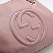Borsa a mano Gucci Soho pelle cipria