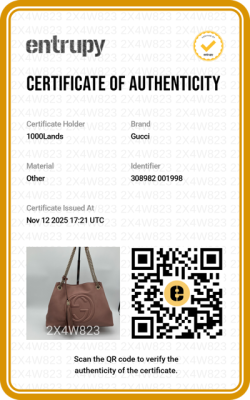 Borsa a mano Gucci Soho pelle cipria