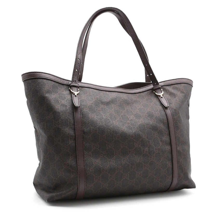 Borsa a mano Gucci GG Supreme marrone