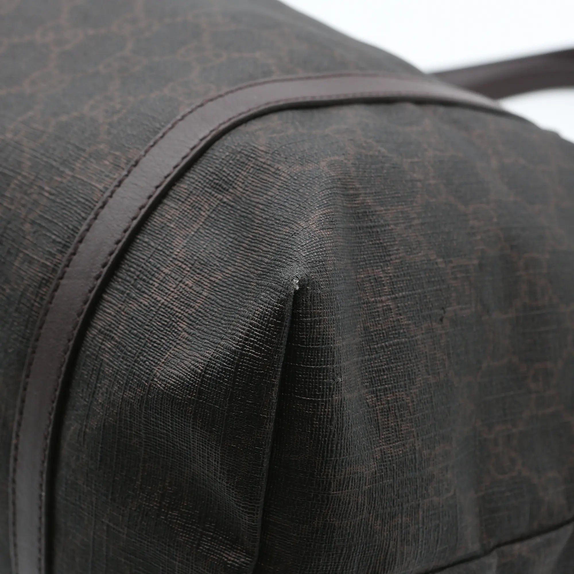 Borsa a mano Gucci GG Supreme marrone