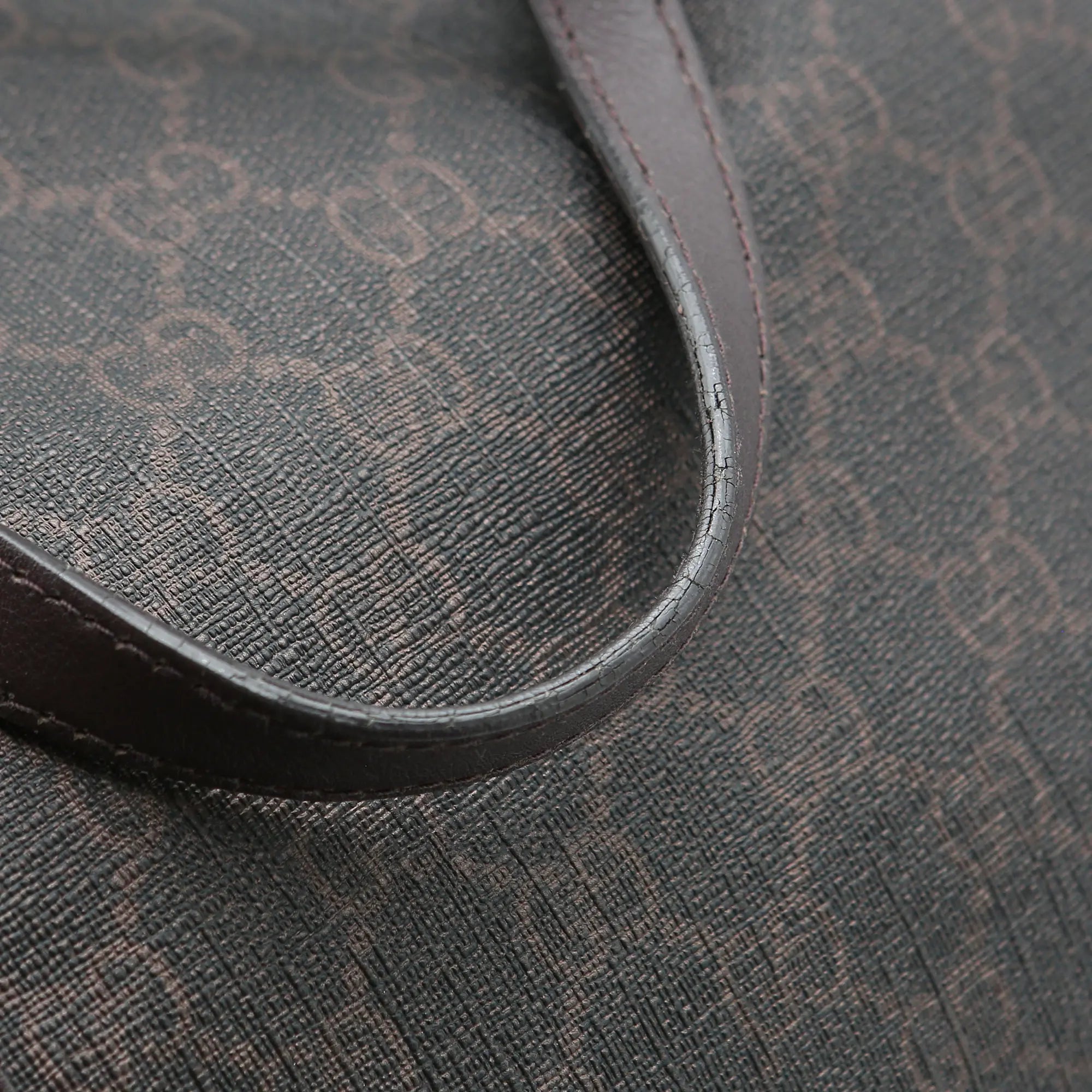 Borsa a mano Gucci GG Supreme marrone