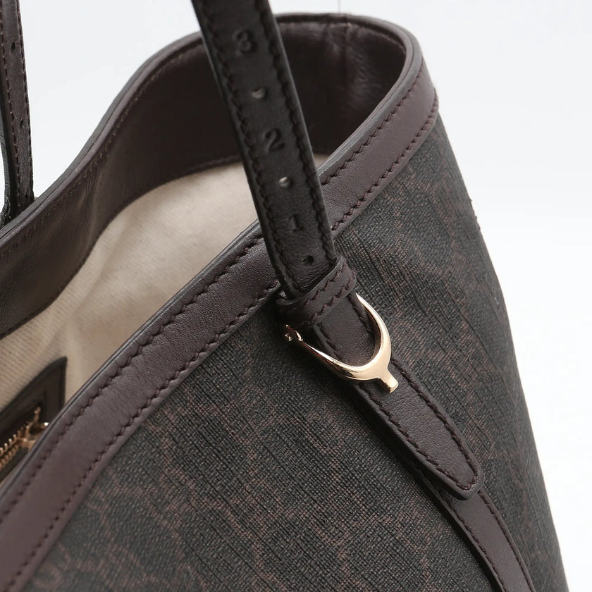 Borsa a mano Gucci GG Supreme marrone