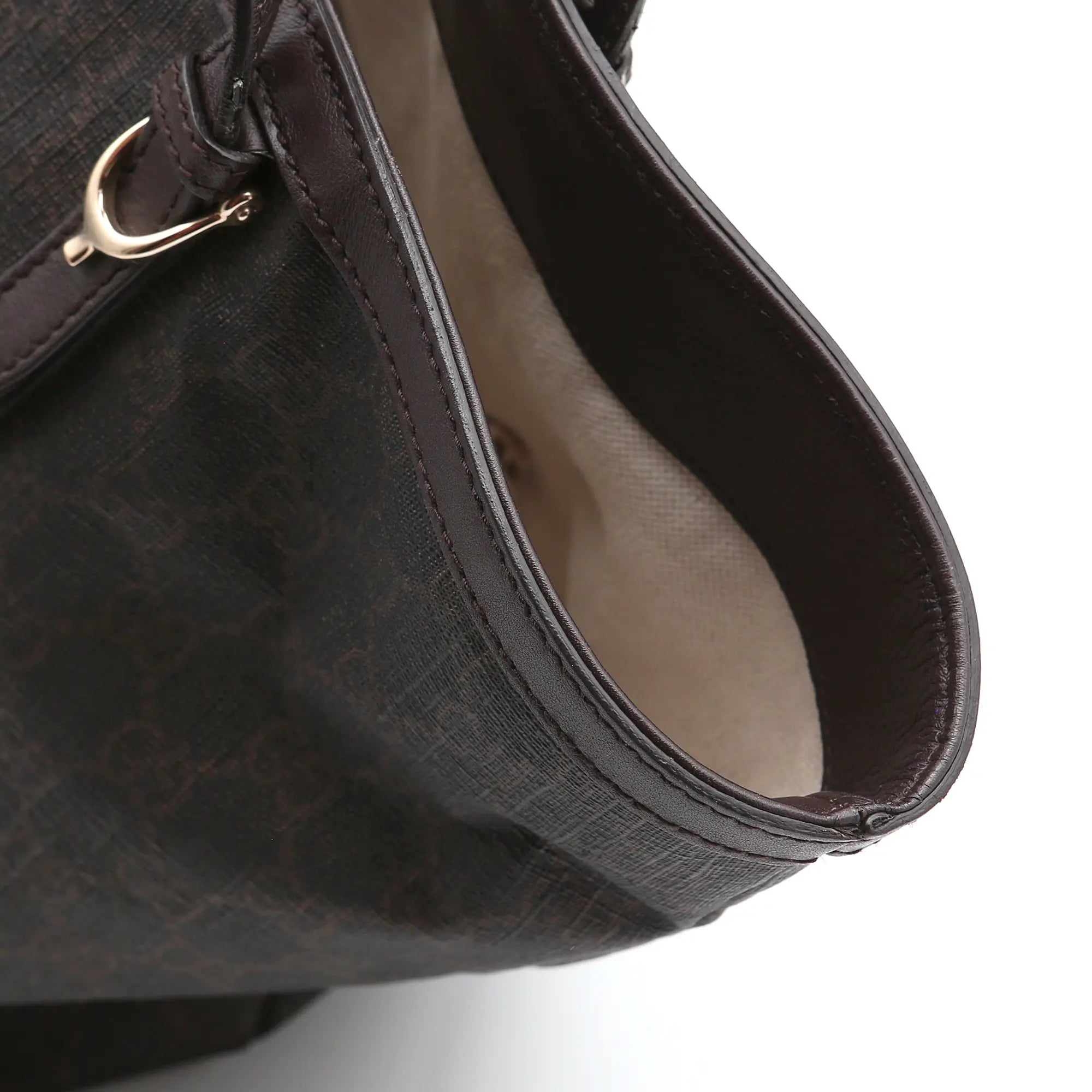 Borsa a mano Gucci GG Supreme marrone