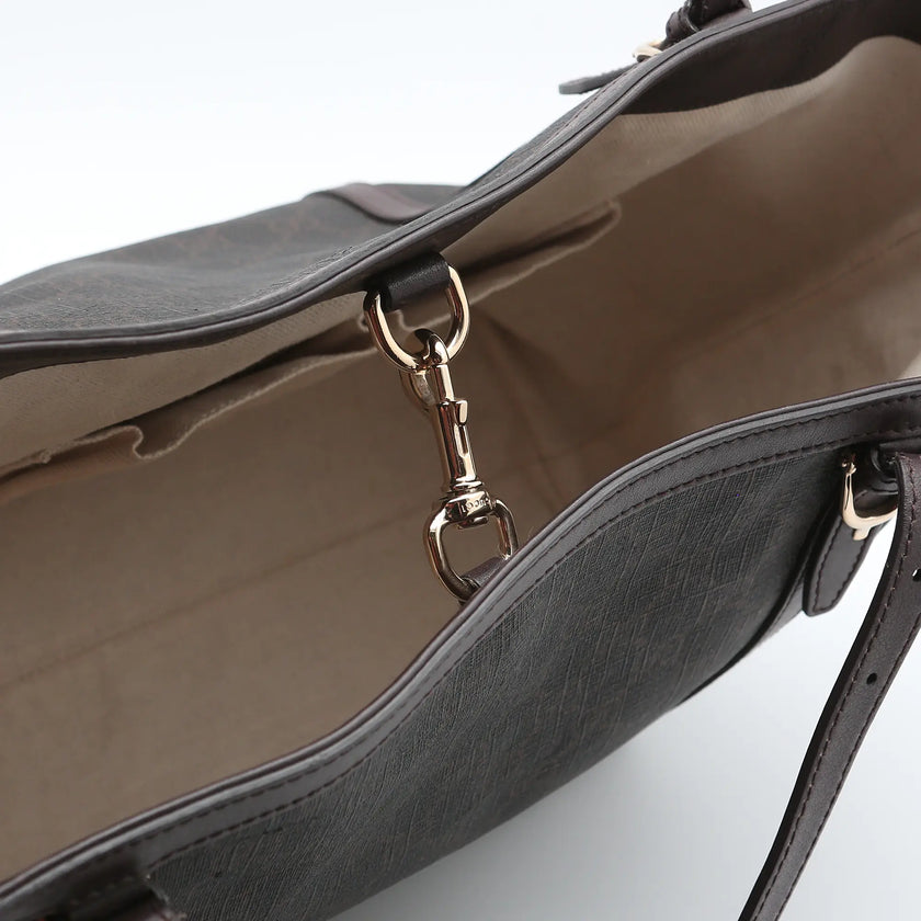 Borsa a mano Gucci GG Supreme marrone