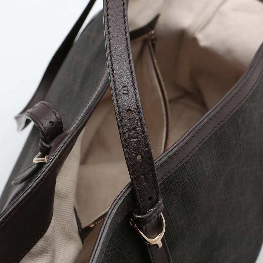 Borsa a mano Gucci GG Supreme marrone