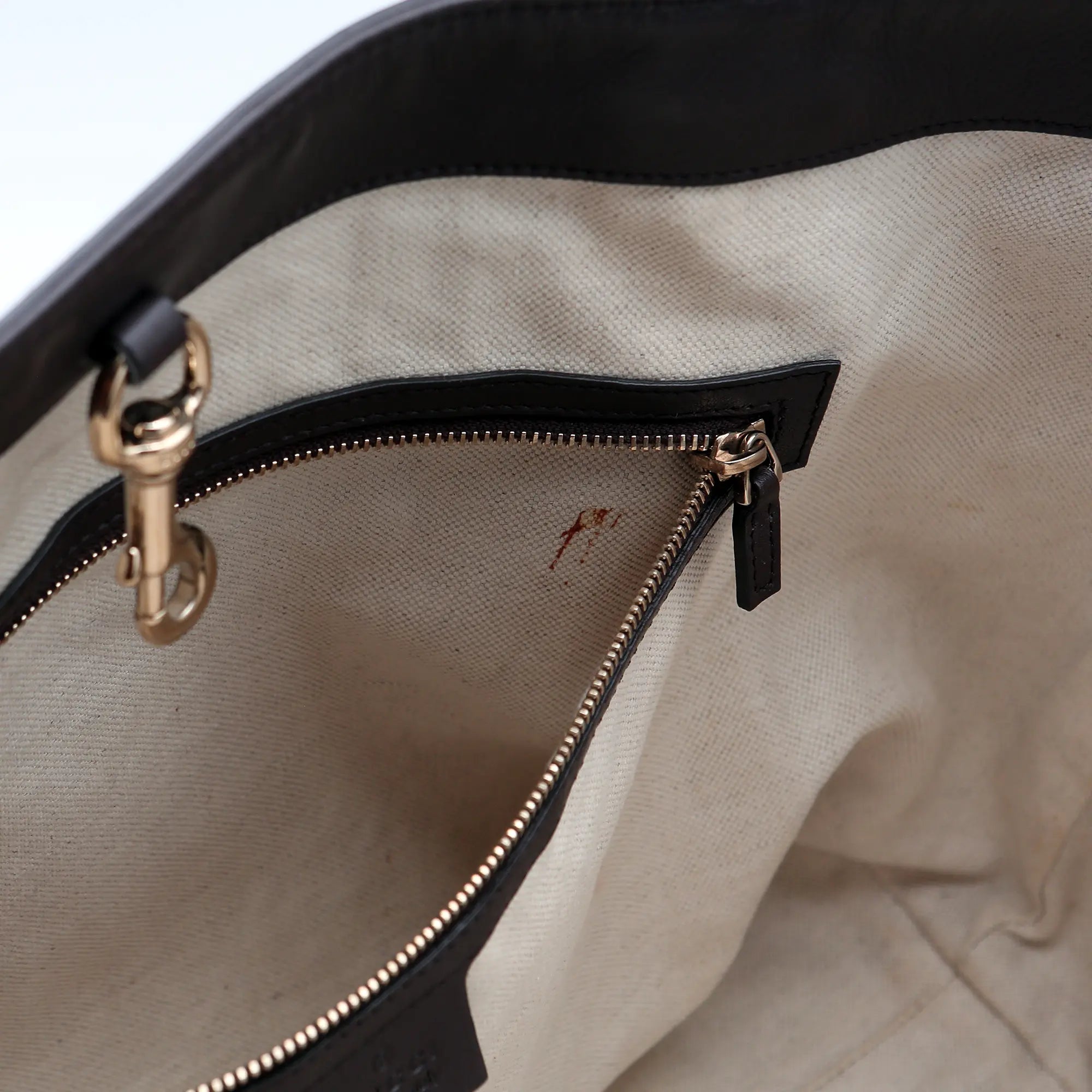 Borsa a mano Gucci GG Supreme marrone