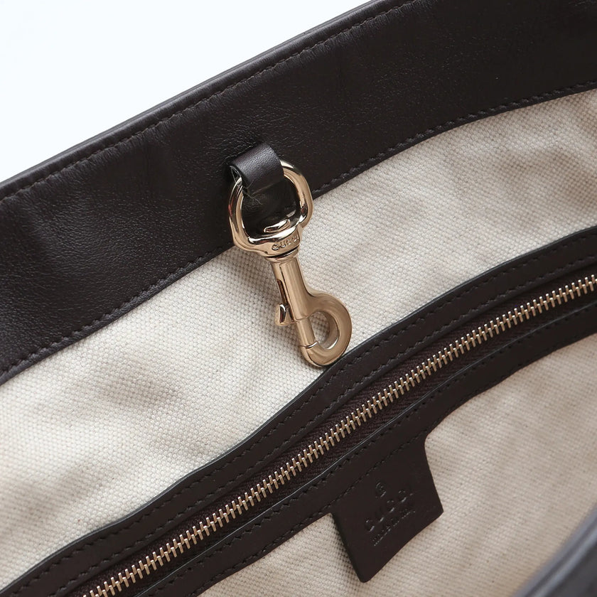 Borsa a mano Gucci GG Supreme marrone