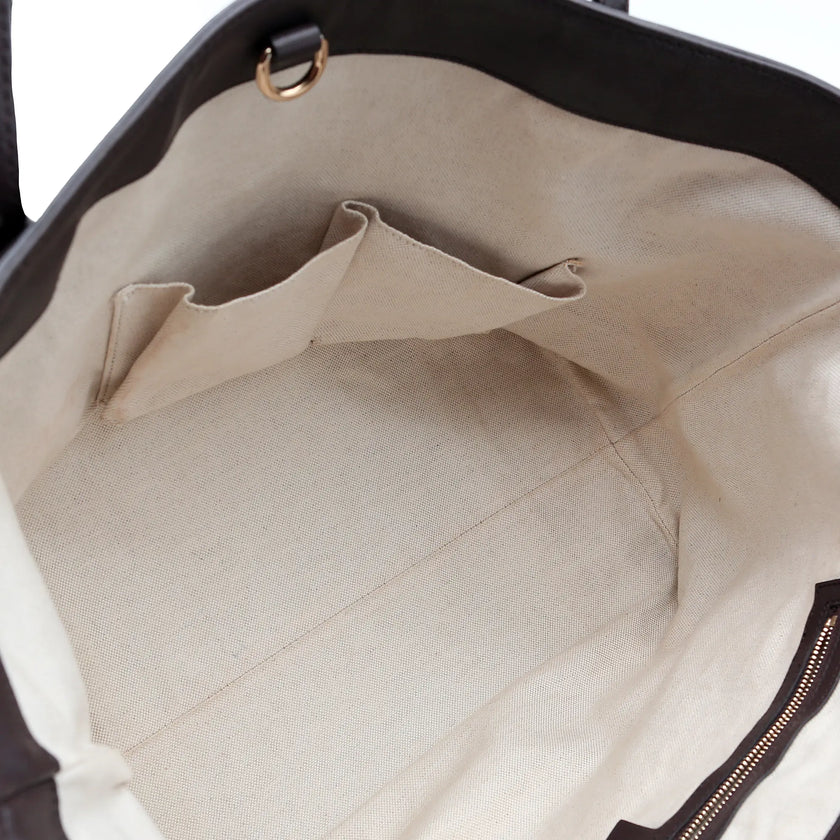 Borsa a mano Gucci GG Supreme marrone