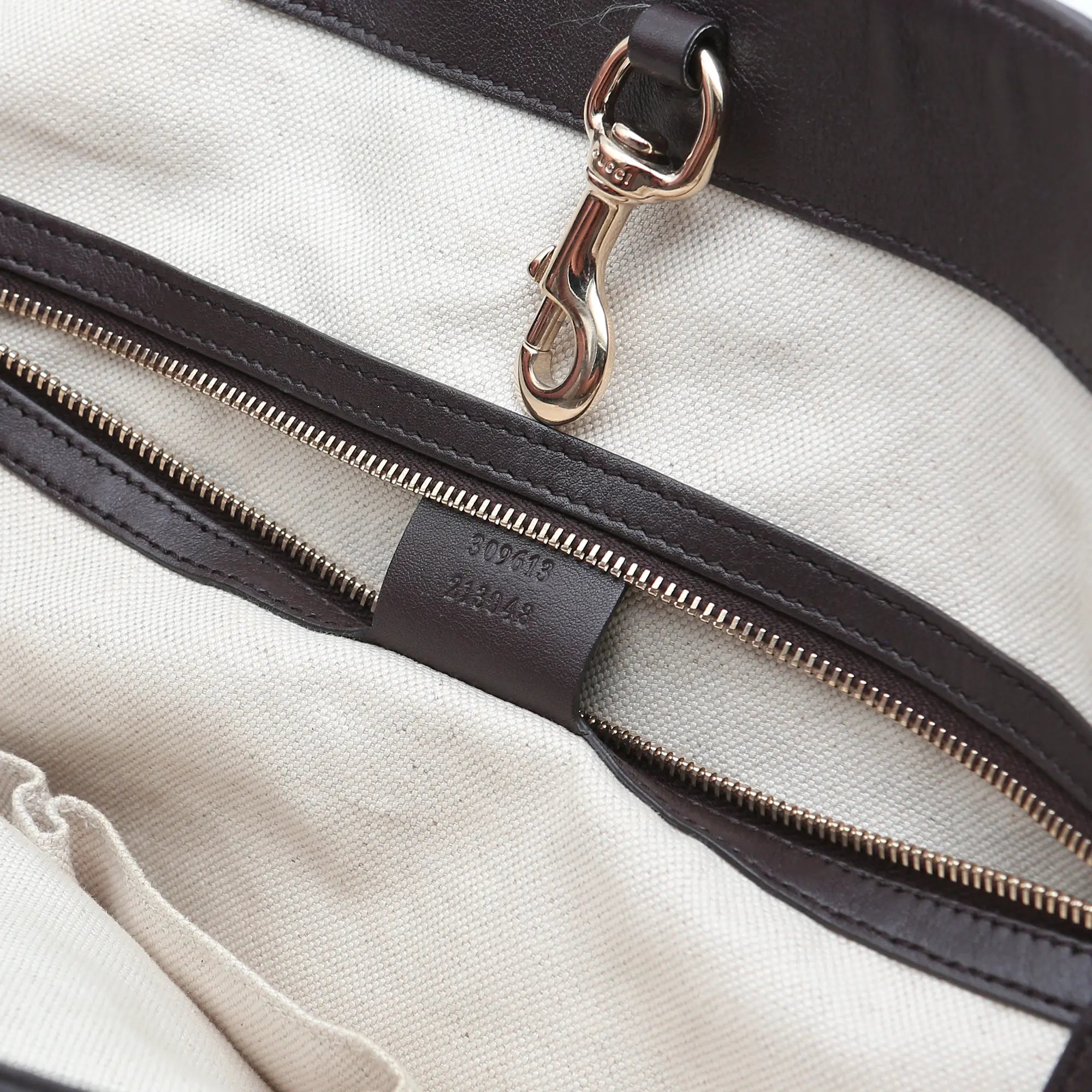 Borsa a mano Gucci GG Supreme marrone