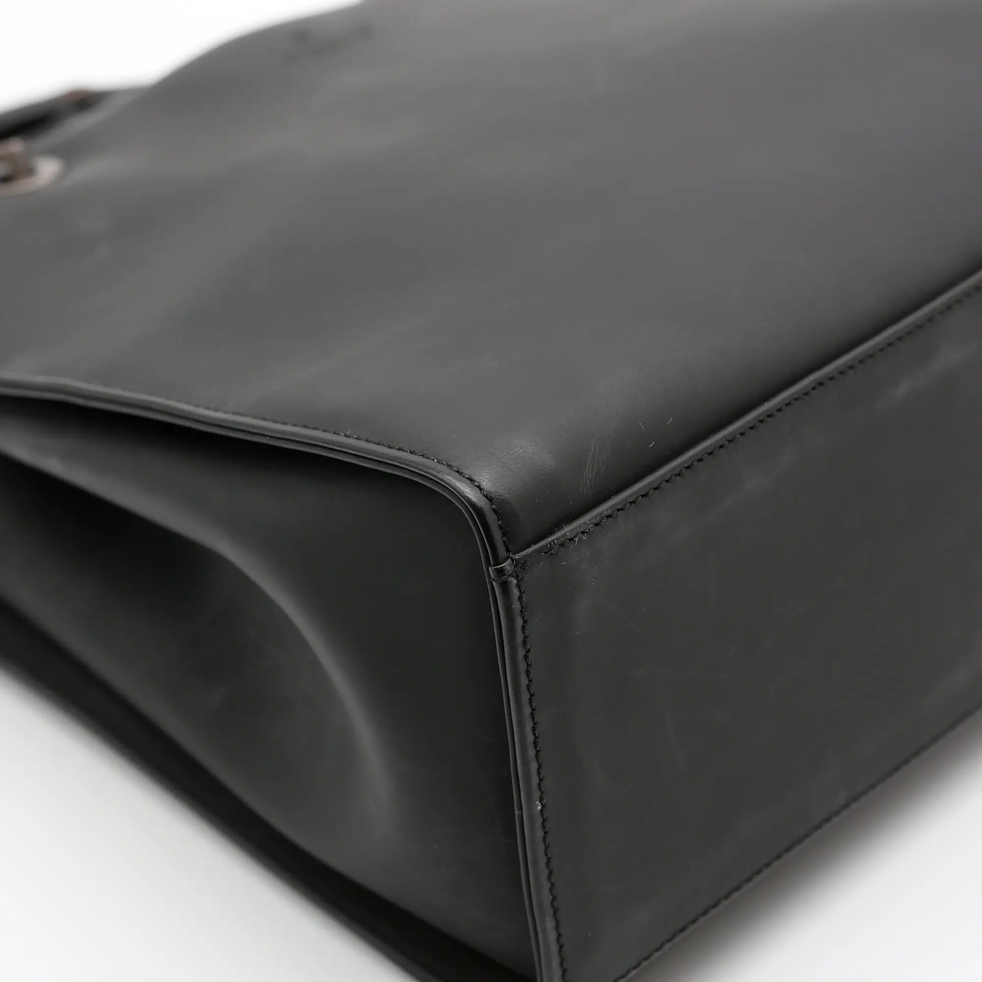 Borsa a mano Gucci Bamboo nera