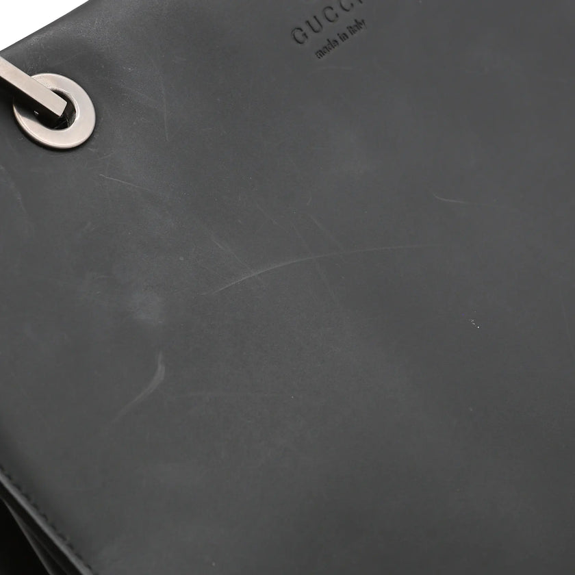 Borsa a mano Gucci Bamboo nera