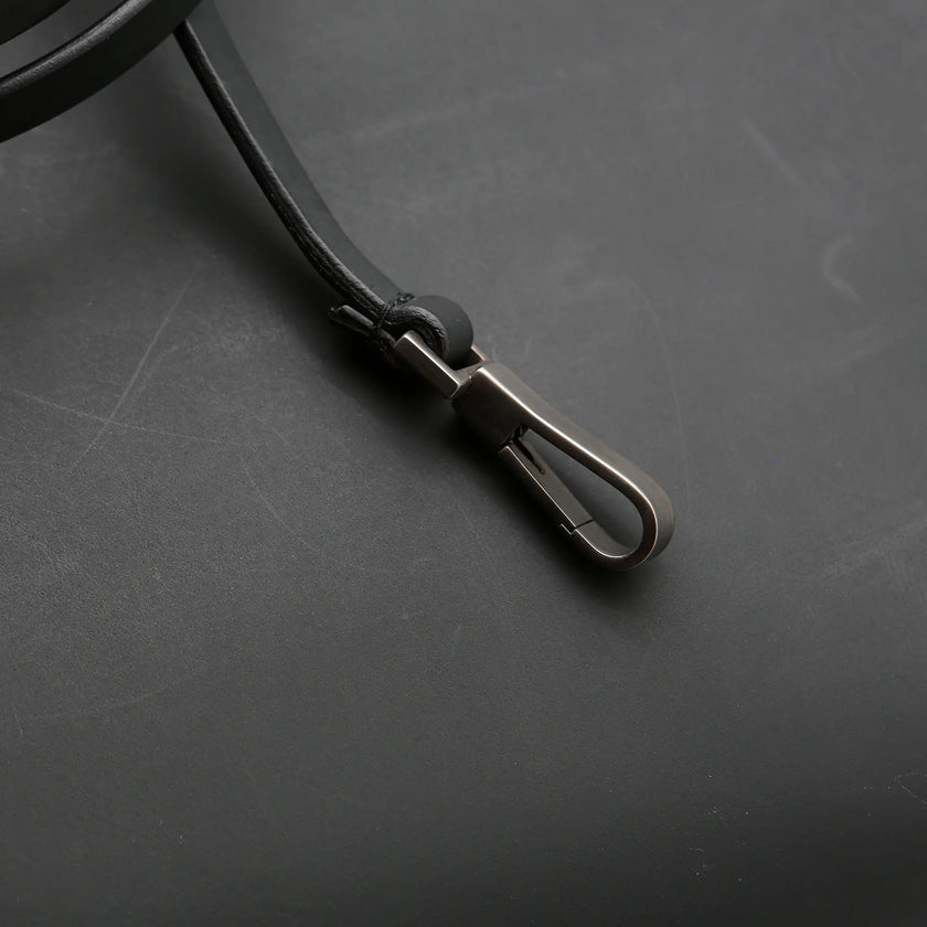 Borsa a mano Gucci Bamboo nera