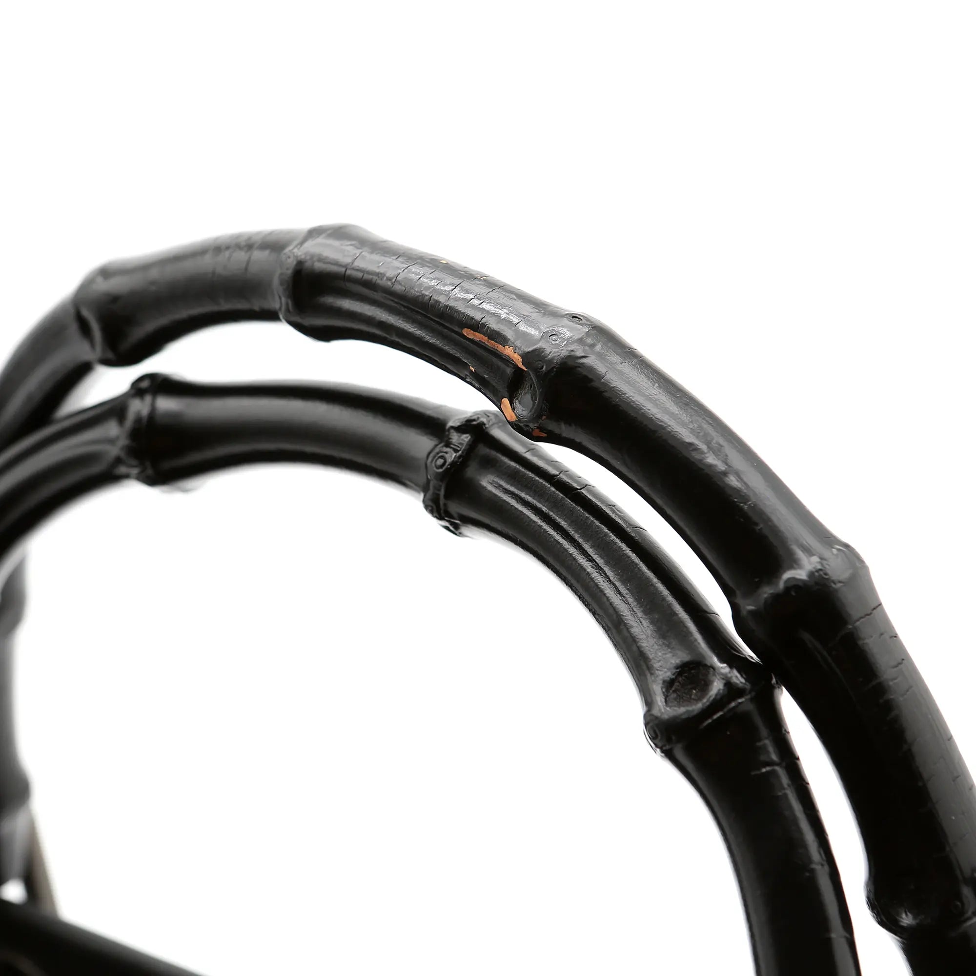 Borsa a mano Gucci Bamboo nera