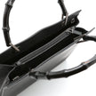 Borsa a mano Gucci Bamboo nera