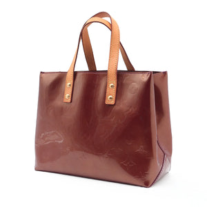 Borsa a mano Louis Vuitton Reade PM Vernis marrone