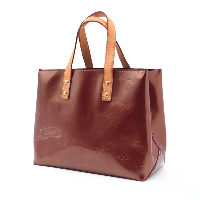 Borsa a mano Louis Vuitton Reade PM Vernis marrone