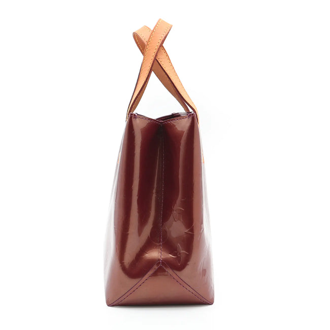 Borsa a mano Louis Vuitton Reade PM Vernis marrone